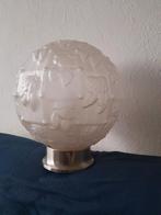 Plafondlamp frosted glas - zgan, Huis en Inrichting, Lampen | Plafondlampen, Ophalen, Zo goed als nieuw, Glas