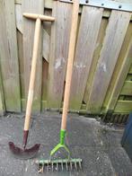 Verticuteer hark en kantensteker, Tuin en Terras, Hand-tuingereedschap, Ophalen, Hark