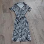 Giorgia Paris - jurk korte mouw zwart wit print - maat S, Zwart, Ophalen of Verzenden, Zo goed als nieuw, Giorgia Paris