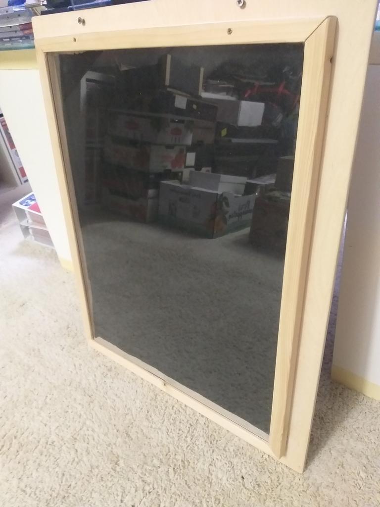 Houten lijsten met plexiglas voor shirts, Doe-het-zelf en Verbouw, Kozijnen en Schuifpuien, Raamkozijn, 75 tot 150 cm, Ophalen