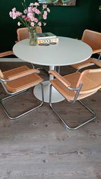 20x Thonet stijl Cesca Breuer buisframe stoelen webbing, Bruin, Vintage Bauhaus Design, Nieuw, Ophalen of Verzenden