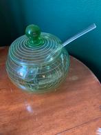 Glazen bowlkom, Antiek en Kunst, Antiek | Glas en Kristal, Ophalen of Verzenden