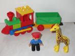 Duplo trein met machinist en giraf, Duplo, Gebruikt, Ophalen of Verzenden