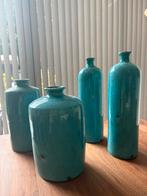 Craquelé design vazen, Huis en Inrichting, Woonaccessoires | Vazen, Ophalen, Overige kleuren, Minder dan 50 cm, Glas