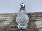 Glazen strooier met verzilverde dop, Antiek en Kunst, Ophalen of Verzenden