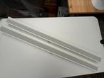 2x IKEA Trippevals verduisterende plisségordijnen  120x195, Ophalen, Gebruikt, 100 tot 150 cm, Wit
