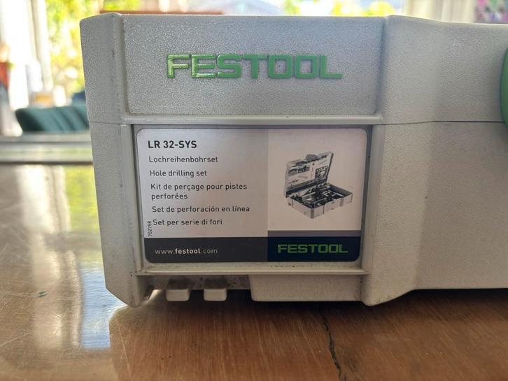 Festool LR 32-SYS Rijboring Set met festool liniaal, Doe-het-zelf en Verbouw, Gereedschap | Freesmachines, Gebruikt, Bovenfrees