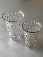 2 vazen Val st. Lambert, Luxval ecailles, Antiek en Kunst, Antiek | Glas en Kristal, Ophalen of Verzenden