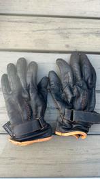 Paardrijhandschoenen - Zwart Leer, Dieren en Toebehoren, Paarden en Pony's | Overige Paardenspullen, Ophalen of Verzenden, Gebruikt