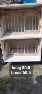 2 broedbakken, Dieren en Toebehoren, Ophalen, Gebruikt, Hout, Broedkooi of Kweekkooi