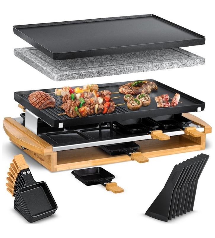 Nieuw Gourmetstel Kesser - 8 Personen - Hout Design, Huis en Inrichting, Keuken | Keukenbenodigdheden, Nieuw, Ophalen of Verzenden