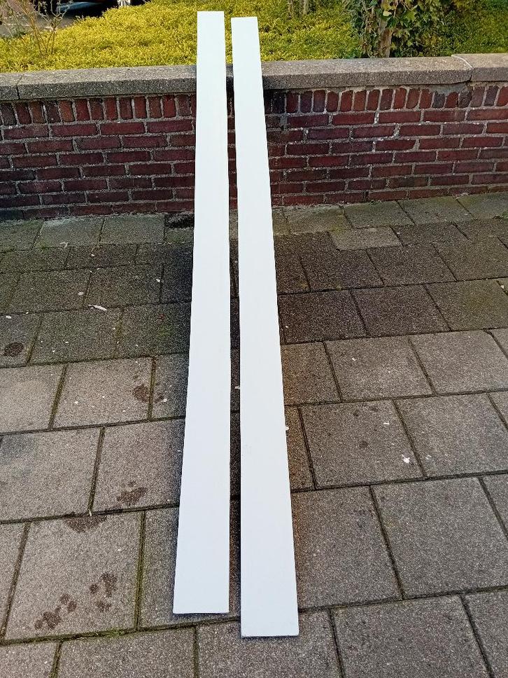 6Trespa (HPL) stroken lichtgrijze kleur zware kwaliteit 8 mm, Doe-het-zelf en Verbouw, Platen en Panelen, Nieuw, HPL, Minder dan 20 mm