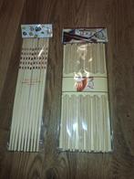 Bamboo stokjes / chopsticks 22 paar, Ophalen of Verzenden, Nieuw, Hout