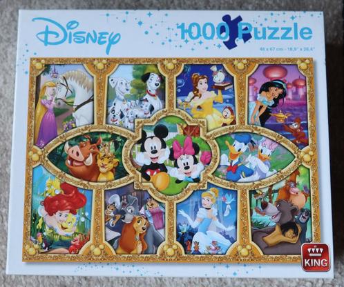 Legpuzzel King – 1000 stukjes – Walt Disney – Gouden Galerij, Hobby en Vrije tijd, Denksport en Puzzels, Zo goed als nieuw, Legpuzzel