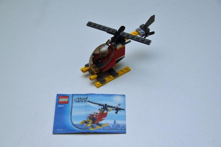 Lego city, brandweer helicoptertje set nr. 30019, Kinderen en Baby's, Speelgoed | Duplo en Lego, Zo goed als nieuw, Lego, Complete set