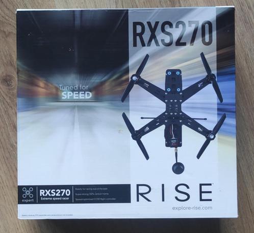 Rise RXS-270 drone kit, Hobby en Vrije tijd, Modelbouw | Radiografisch | Helikopters en Quadcopters, Zo goed als nieuw, Quadcopter of Multicopter