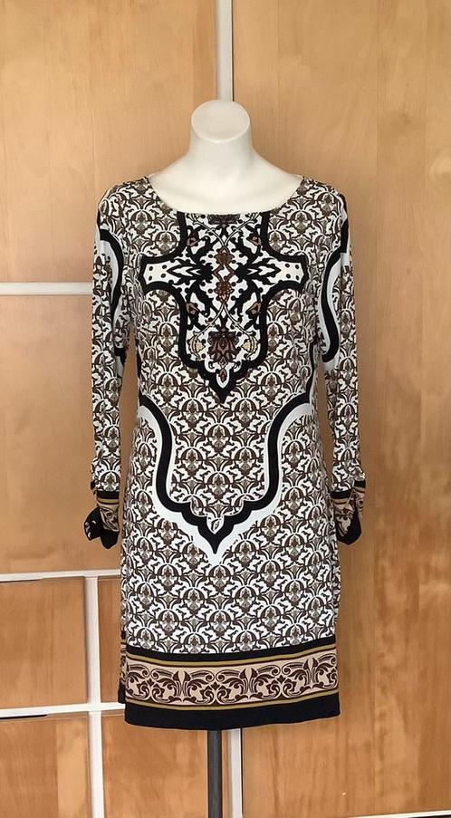 K-DESIGN stijlvolle jurk met lange mouw en glitters maat L., Kleding | Dames, Jurken, Nieuw, Maat 42/44 (L), Overige kleuren, Boven de knie
