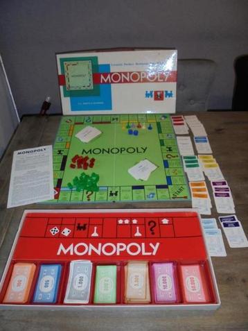 Monopoly Spel met rode bak voor de bank, in nieuwe staat beschikbaar voor biedingen