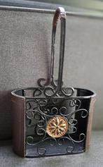 antieke flessenhouder voor 2 flessen, Antiek en Kunst, Ophalen of Verzenden