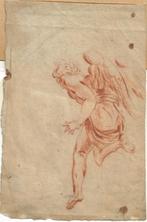 krijttekening naar Veronese  "Engel", met NL watermerk 18e e, Antiek en Kunst, Ophalen