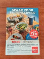 8 spaarkaarten voor 72% korting op buitenservies / Tefal, Ophalen of Verzenden, Winkel, Super of Benzinepomp, Volle spaarkaart
