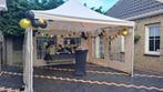 Sediamo Partytent 4x4mtr beige, 1 x gebruikt, Tuin en Terras, Partytenten, Ophalen, Partytent, Zo goed als nieuw, 4 tot 6 meter