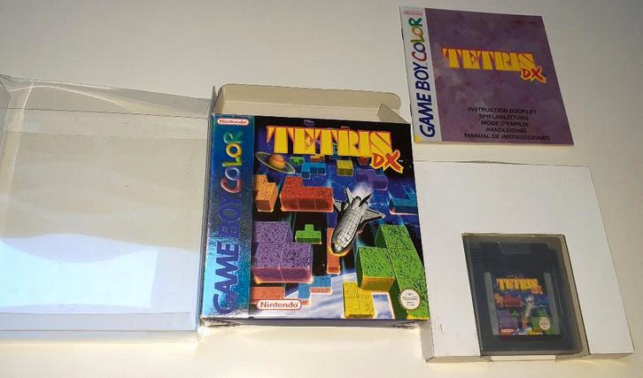 retro spel Game Boy Color Tetris DX 1998, Spelcomputers en Games, Games | Nintendo Game Boy, Nieuw, Puzzel en Educatief, 1 speler