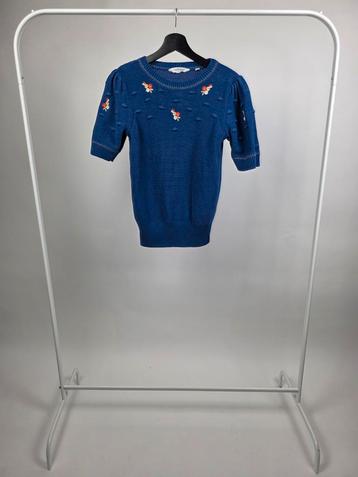 Naf Naf Blauw Truitje korte mouw  Maat S beschikbaar voor biedingen