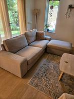Ikea Kivik driezitsbank met poef, Huis en Inrichting, Ophalen, Gebruikt, 100 tot 125 cm, Tweepersoons
