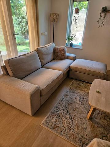 Ikea Kivik driezitsbank met poef