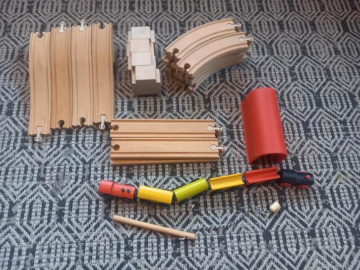 IKEA houten treinbaan, Kinderen en Baby's, Speelgoed | Houten speelgoed