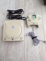 Sega dreamcast met controller en vmu, Ophalen of Verzenden, Zo goed als nieuw, Saturn of Dreamcast, Met geheugenkaart