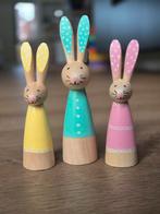 Pasen pegdoll houten paashaas /konijntjes en eitjes., Ophalen of Verzenden