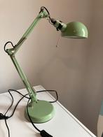 Groene bureaulamp - verstelbaar, Huis en Inrichting, Lampen | Tafellampen, Ophalen, Zo goed als nieuw, Minder dan 50 cm