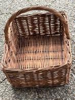 Grote rieten mand - 52x40 cm, Huis en Inrichting, Woonaccessoires | Schalen en Manden, Ophalen, Gebruikt, Mand, Riet
