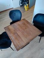Eettafel met 3stoelen, Huis en Inrichting, Ophalen, 50 tot 100 cm, Zo goed als nieuw, Vijf personen of meer