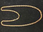 14 k gouden platte koningsketting 26,8 gram 70 cm, Sieraden, Tassen en Uiterlijk, Kettingen, Ophalen of Verzenden, Nieuw, Goud