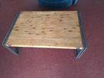 Industriele salontafel, Ophalen, 100 tot 150 cm, 50 tot 100 cm, Zo goed als nieuw