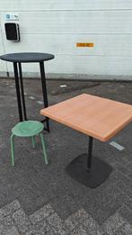 Stalen design tafelpoten – merk Pedrali, Tuin en Terras, Ophalen, Gebruikt, Vierkant, Metaal