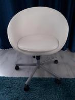 witte bureaustoel  skruvsta (Ikea), Huis en Inrichting, Bureaustoelen, Ophalen, Gebruikt, Wit, Bureaustoel