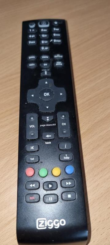 Ziggo afstandsbediening beschikbaar voor biedingen