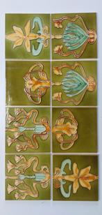 Art Nouveau Keramiek Tegeltjes 15x15, Ophalen