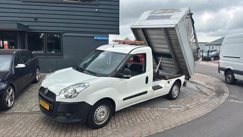 Fiat Doblò 1.3 JTD 2014 Pick-up Kiepauto Kipper Kieper, Auto's, Fiat, Bedrijf, Doblo, ABS, Airbags, Elektrische ramen, Startonderbreker