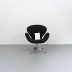 1 fritz Hansen Swan Chair Zwart stof nieuw, Niet ingevuld, Niet ingevuld, Nieuw, Stof