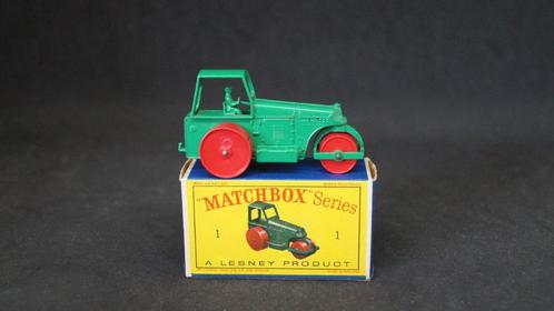 Mint Lesney no 1-D Diesel Road Roller, D-Box, Matchbox 1962!, Hobby en Vrije tijd, Modelauto's | Overige schalen, Zo goed als nieuw