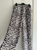 NIEUW > Zebrabroek Wide Leg / Maat L / Loavies, Verzenden, Zwart, Maat 42/44 (L), Nieuw