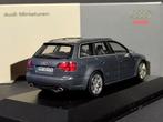 Audi RS 4 Avant 4.2 V8 Daytona Grey 1:43 Minichamps Pol, MiniChamps, Zo goed als nieuw, Verzenden