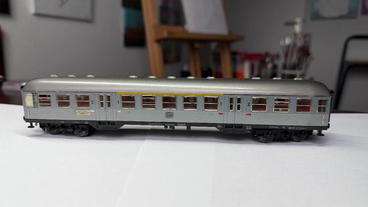 Fleischmann 1-2e klas personenrijtuig “Silberlinge” 5121 OVP, Hobby en Vrije tijd, Modeltreinen | H0, Gebruikt, Wagon, Gelijkstroom