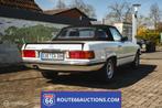 Mercedes 380 SL Cabriolet | Route 66 Auctions, Auto's, Oldtimers, Overige carrosserieën, Wit, Bedrijf, Lederen bekleding