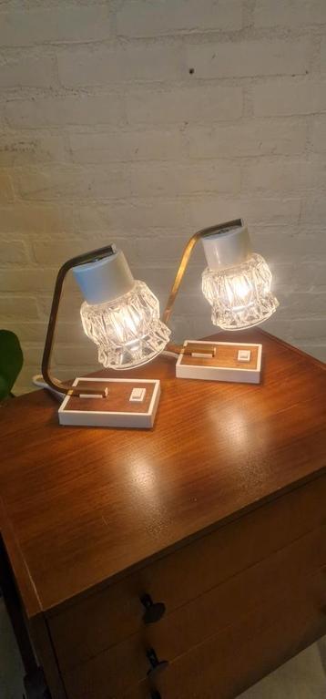 Set vintage Graewe bedlampjes / nachtlampjes beschikbaar voor biedingen